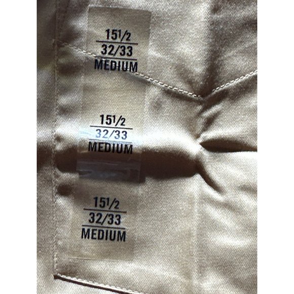 NWT Men’s Regular Fit Van Heusen Long Sleeve Shirt Medium - Picture 6 of 7